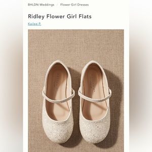 BHLDN flower girl shoes - Toddler 11